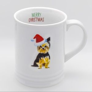 Fringe Studio Mug Merry Christmas Yorkshire Terrier Yorkie Dog Santa Cup